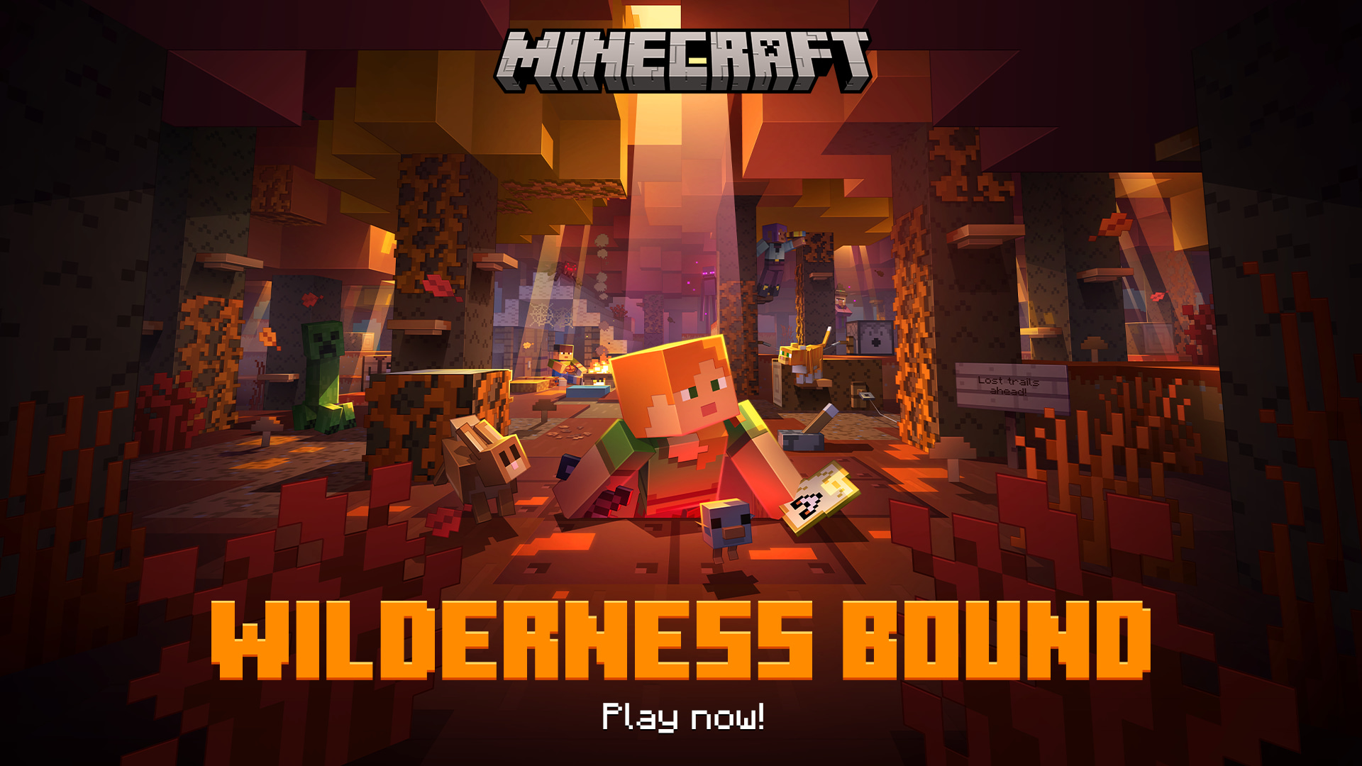 Minecraft Wilderness Bound ya está disponible: bosque moteado, campamentos y nuevos bloques