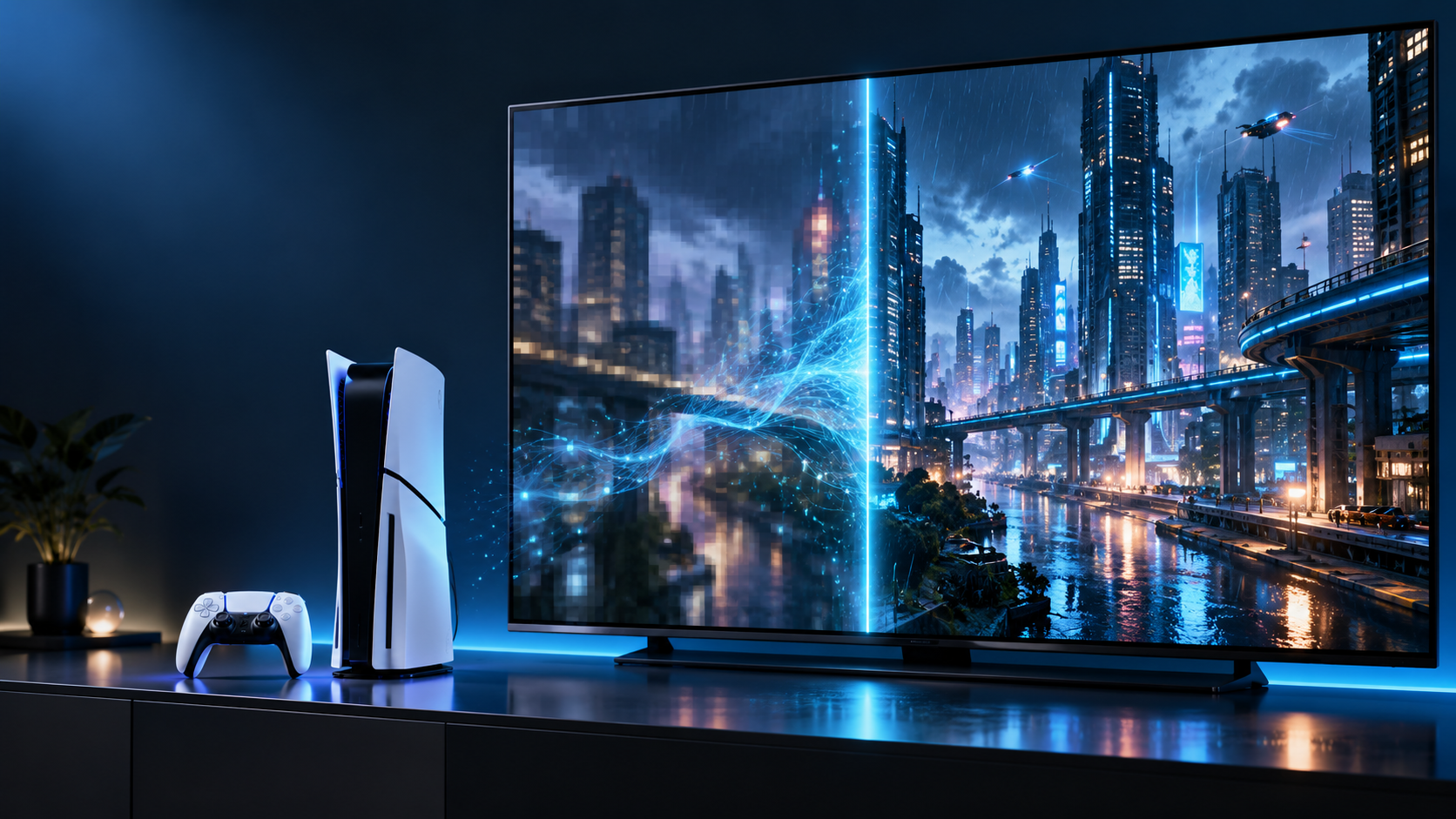 QSSR brings AI upscaling to PS5: what changes and which games support it first