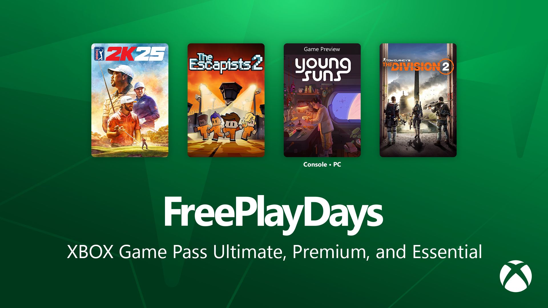 Free Play Days del 24 al 27 de septiembre: cuatro juegos, requisitos y qué probar primero